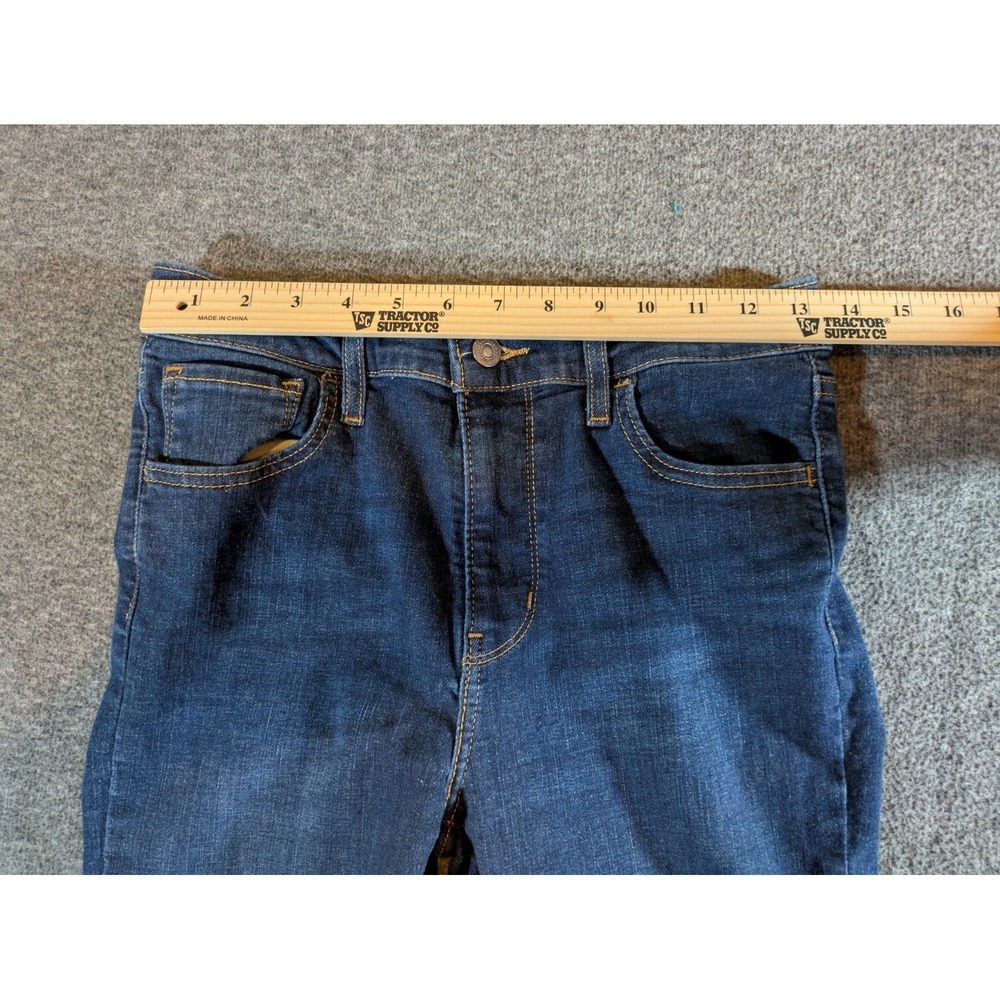 Levi's Jeans‎ Women's 720 High Rise Super Skinny W28 Dk blue Soft Denim - Picture 4 of 8